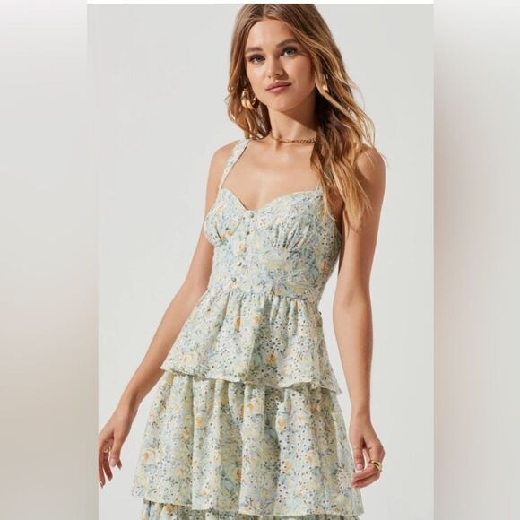 ASTR the Label Midsummer Dress large new with tags - Picture 2 of 14